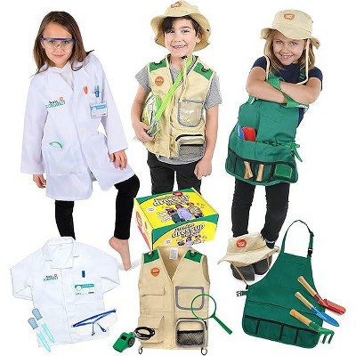 Born Toys by Bintiva Dress Up Trunk: Science - Explorer - Garden