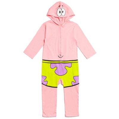 SpongeBob SquarePants Patrick Zip Up Cosplay Costume Coverall Toddler to Big Kid