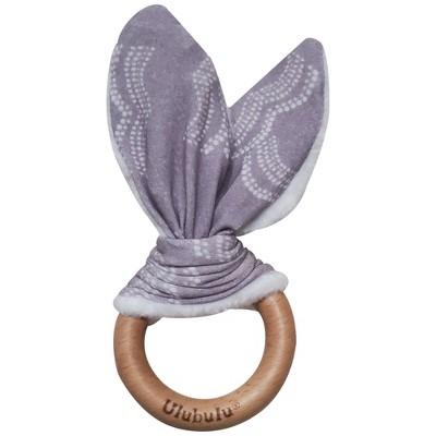 Ulubulu Wooden Teether + Crinkle Fabric