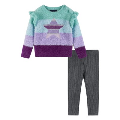 Andy & Evan  Infant  Girls Sweater & Legging Set