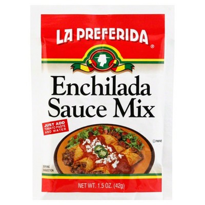 La Preferida Seasoning Mix Enchilada Sauce - Pack of 24 - 1.5 oz