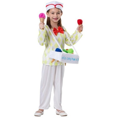 Dress Up America Ice Cream Vendor Costume for Kids