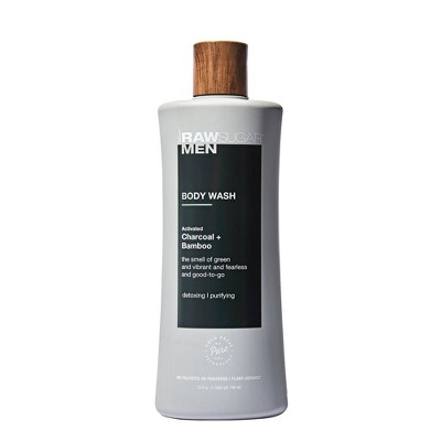 Raw Sugar Men's Body Wash - Charcoal + Bamboo - 25 fl oz