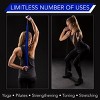 THERABAND Resistance Band Set, 5 FT, Advanced, Blue/Black, 2 Pack, Strength Training - 4 of 4