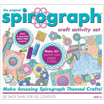PlayMonster Spirograph Craft Activity Set, 450+ Pieces for Creative Art Projects, Ages 6 and Up