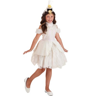 HalloweenCostumes.com Girl's Deluxe Swan Costume Dress