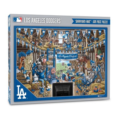 MLB Los Angeles Dodgers Barnyard Fans Puzzle - 500pc