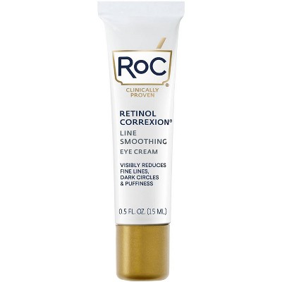 RoC Retinol Correxion Line Smoothing Anti-Aging Wrinkle Eye Cream for Dark Circles & Puffy Eyes