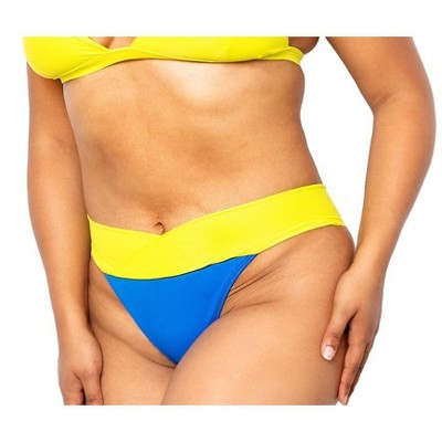 Women's Ally Crossover Bikini Bottom - MIGA Swimwear