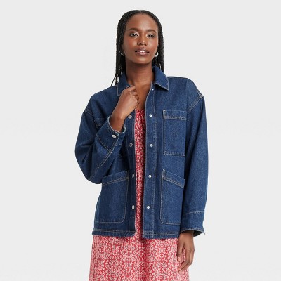 Women's Denim Chore Coat - Universal Thread™