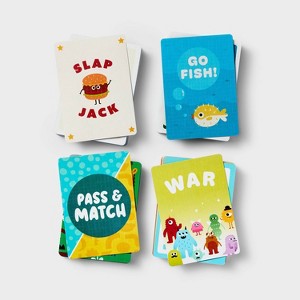 Family Card Games Favorites - Gigglescape™: Classic Playing Cards, 2-6 Players, Ages 4+, Social & Memory Skills - 1 of 4