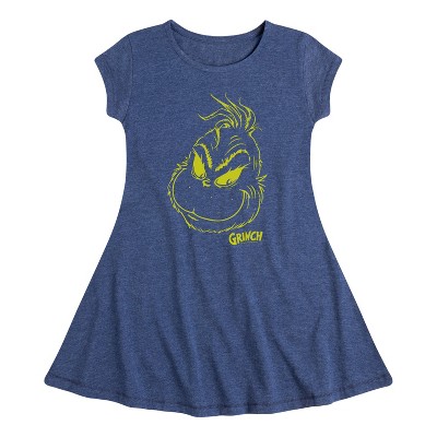 Girls' - Dr. Seuss -  Fit & Flair Cap Sleeve Dress