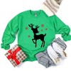 Simply Sage Market Women's Graphic Sweatshirt Rudolph Reindeer - 3 of 4