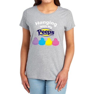 Easter Hanging With My Peeps Women's T-Shirt Athletic Heather