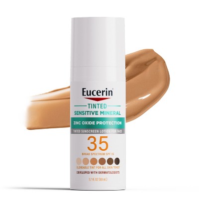 Eucerin Sensitive Tinted Mineral Face Sunscreen - SPF 35 - 1.7 fl oz