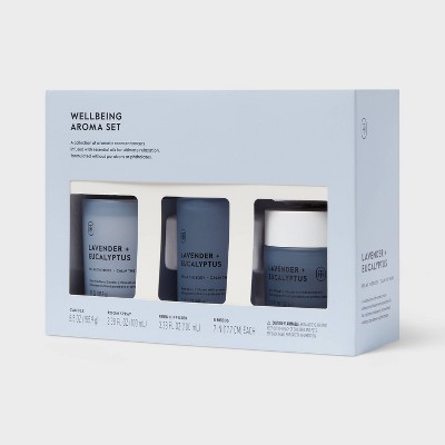 3pc Gift Set - Room Spray + Diffuser + Candle Lavender and Eucalyptus - Threshold™