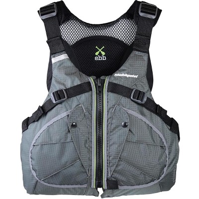 Stohlquist Men's Ebb Lifejacket (PFD) Gray LG/XL 40in - 46in