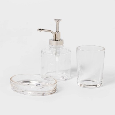 Oil Can Bath Coordinate Set Clear - Threshold™