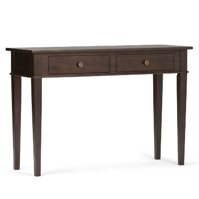 44" Sterling Solid Wood Console Table with Storage Drawers - WyndenHall: For Entryway, Family Room