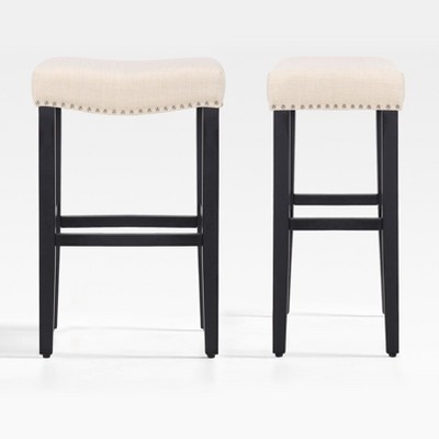 WestinTrends 29" Upholstered Saddle Seat Barstool and Counter Stool