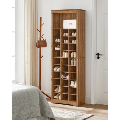 10-Tier Shoe Storage Cabinet, Holds 30 Pairs, Shoe Rack for Entryway & Bedroom