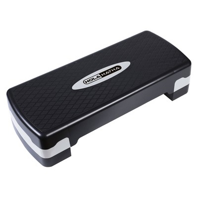 HolaHatha Compact Portable Aerobic Step Platform Workout Exercise Equipment