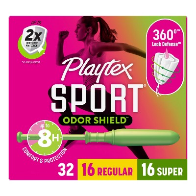 Playtex Sports Plastic Unscented Multipack Tampons