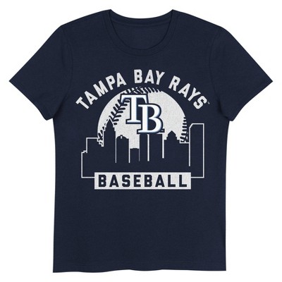 MLB Tampa Bay Rays Girls' Crew Neck T-Shirt