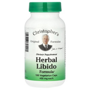 Christopher's Herbal Libido Formula - 475 mg - 100 Vegetarian Capsules - 1 of 2