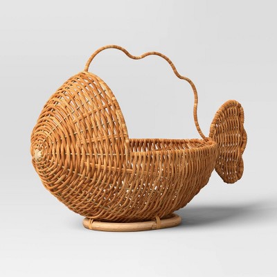 Rattan Woven Fish Basket - Threshold™