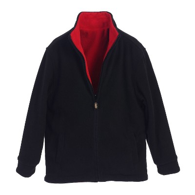 Gioberti Boy's' Zip Up Reversible Polar Fleece Heavy Jacket