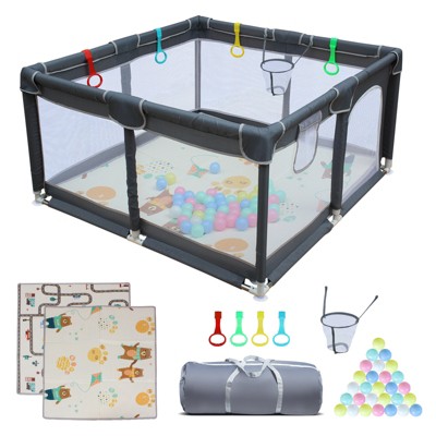Dexmalle Baby Playard Cloth Playpen Removable Enclosures