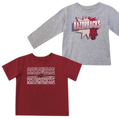 NCAA Arkansas Razorbacks Toddler Boys' 2pk T-Shirt