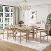 Christopher Knight Home Cody Modern 7 Pieces Rubberwood Upholstered Dining Set - 2 of 4