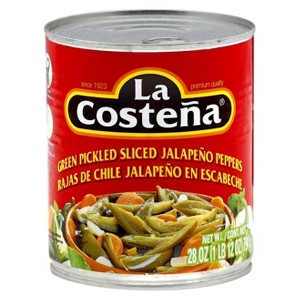 La Costena Green Pickled Sliced Jalapeno Peppers - 28oz - 1 of 3