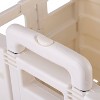Simplify Portable Folding Jumbo Shopping Utility Cart White Kennedy International: Foldable Grocery Cart with Wheels - 4 of 4
