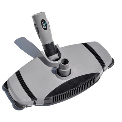 Swimline Flex-Vac H2O Pro Weighted Vinyl Liner and Concrete Swimming Pool Vaccum Head 15" - Grey/Black
