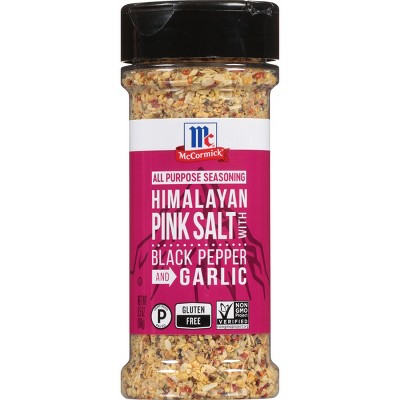 McCormick Himalayan Pink Salt with Black Pepper and Garlic All Purpose Seasoning - 6.5oz
