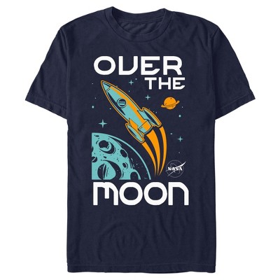Men's NASA Over the Moon Spaceship T-Shirt