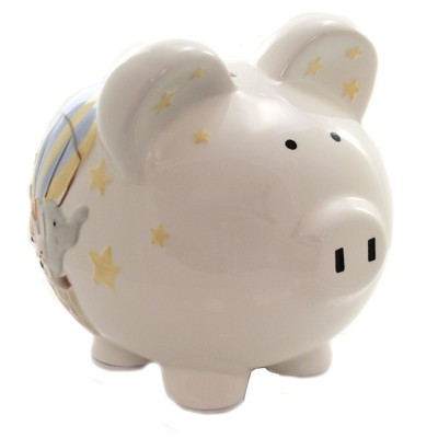 Child To Cherish 7.5 Inch Air Balloon Bank Stars Moon Animals Decorative Banks