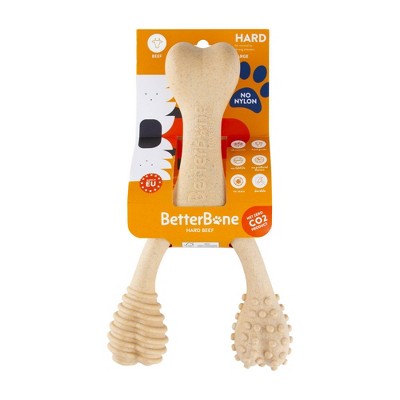 BetterBone Hard Beef Nylon Free Dog Bone Chew Toy