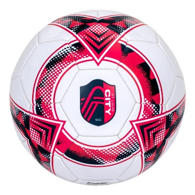 MLS St. Louis City SC Size 5 Soccer Ball: Rubber Bladder,