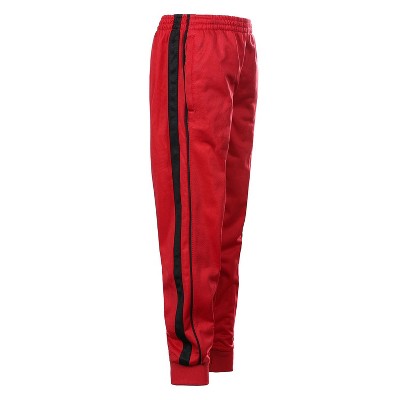 Gioberti Boy's Athletic Track Jogger Pants - with Ribbed Cuff Leg
