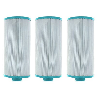 Hurricane 3 Pack Replacement Spa Filter Cartridge for Unicel 4CH-24, PGS25P4, Filbur FC-0131, After Hours Spas, Nemco Spas, Threaded 25