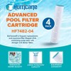 Hurricane 16 Pack HF7482-04 Advanced Pool Filter Cartridge Replacement for PJAN145, Unicel C-7482, Filbur FC-0820, Jandy Industries CL580, CV580 - 2 of 4