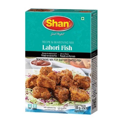 Shan Seasoning Mix For Lahori Fish 100 gms - Shan Masala (3.52 Ounce (Pack of 1))