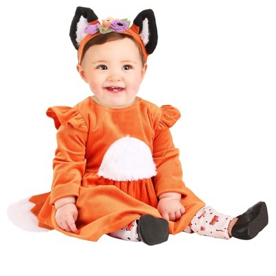 HalloweenCostumes.com Girl's Wildflower Fox Infant Costume