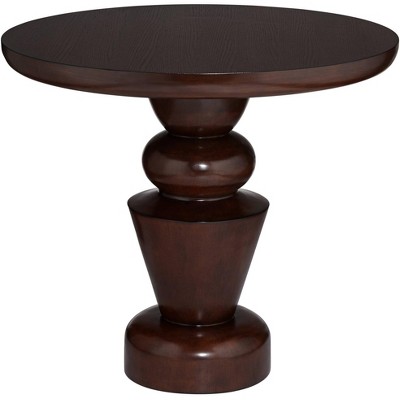 55 Downing Street Glenn 30" Wide Wood Pedestal Table