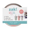 Zak Designs 3pk 25 fl oz Plastic Straw Tumbler Set - 3 of 4