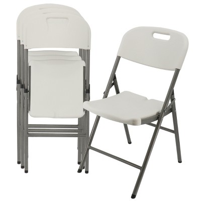 Elama 4 Piece Indoor and Outdoor Folding Chair Set